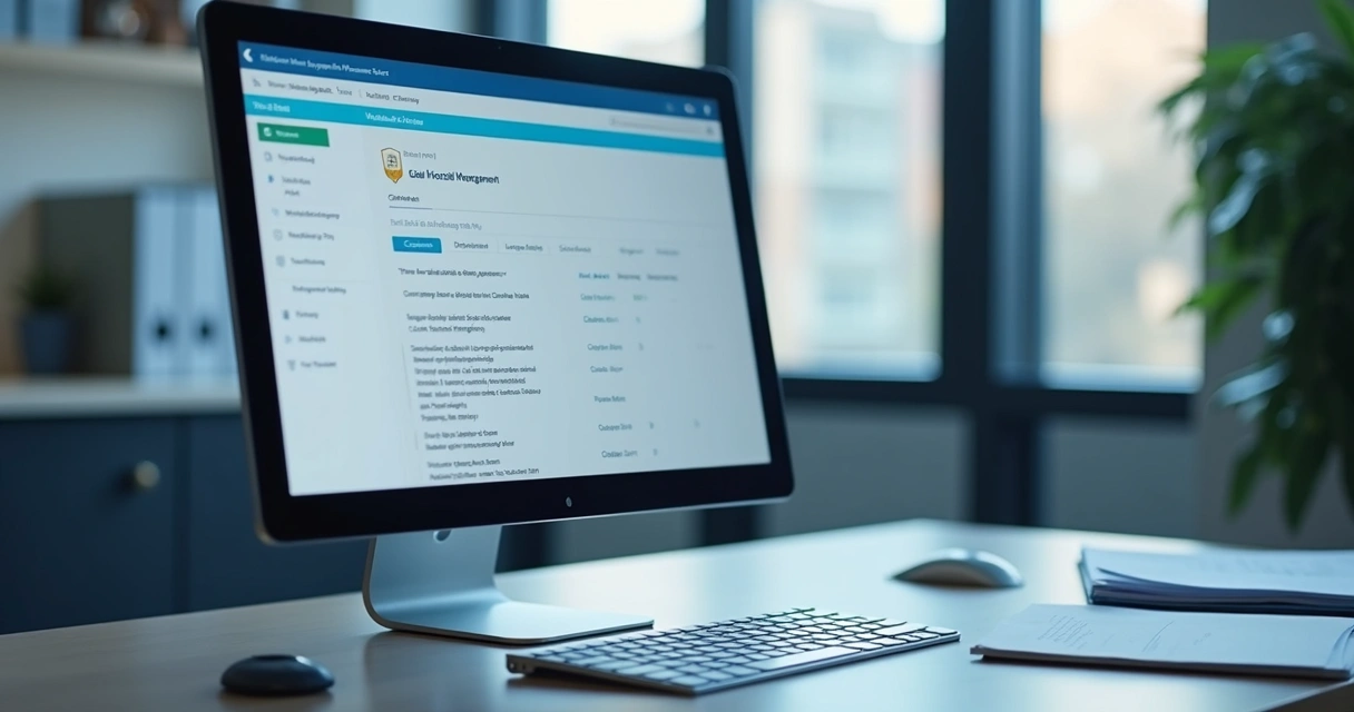 Painel digital com documentos e status de envio