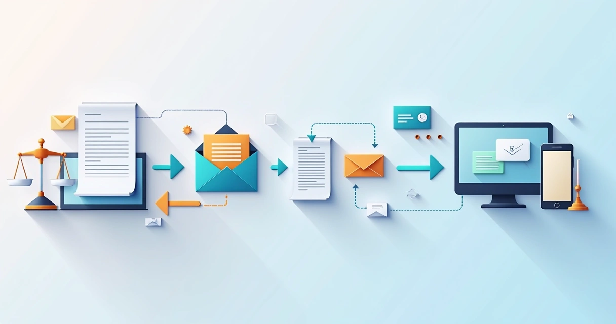 Fluxo digital de cobrança integrando carta, e-mail, WhatsApp e SMS 